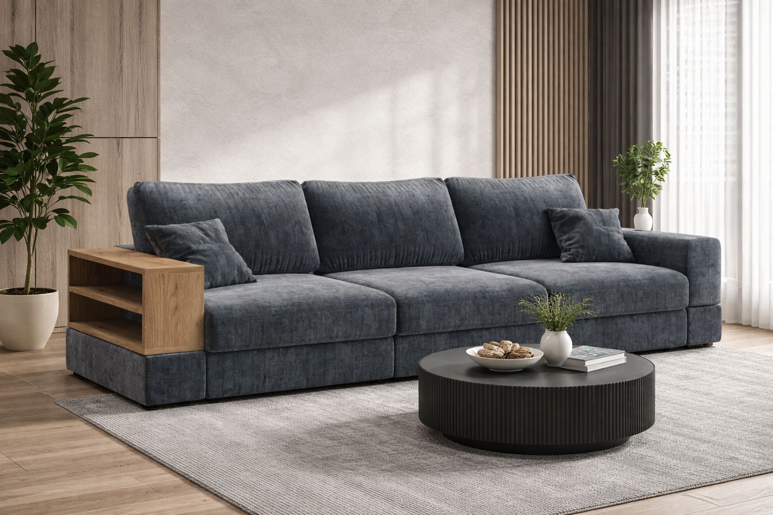 Прямые диваны